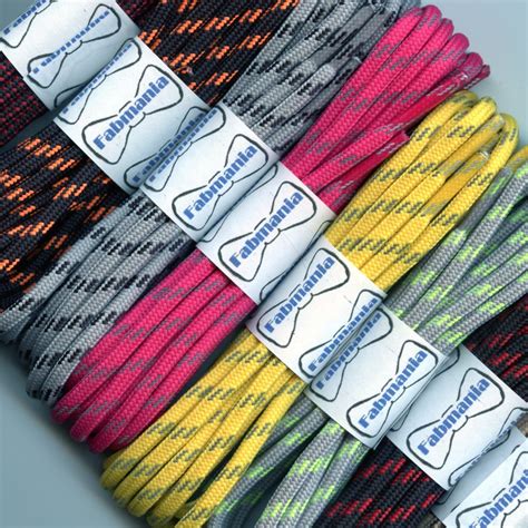 Hiking Boot Laces Flecks 35 Mm 33 Designs In Lengths From 90 Cm