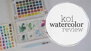 Watercolor Basics Sakura Koi Review Youtube