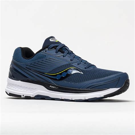 Saucony Mens Echelon 8 Running Shoe- Storm Blue/Black | Cleary's Shoes