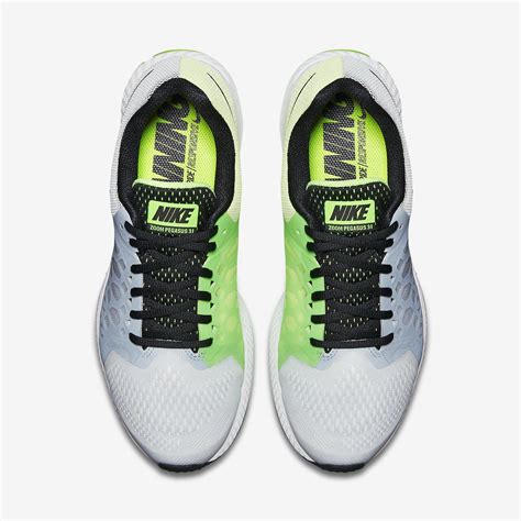 Nike Mens Air Zoom Pegasus31 Running Shoes Pure Platinumwhite