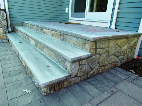 Natural Stone Steps And Treads Pavers By Ideal