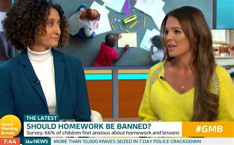 Gmb Viewers Rage As Danielle Lloyd Says She Wants Homework Banned