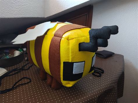 Bee Plushie I Made Rminecraft