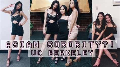 Asian Sorority Uc Berkeley Sigma Phi Omega Informals Vlog Youtube