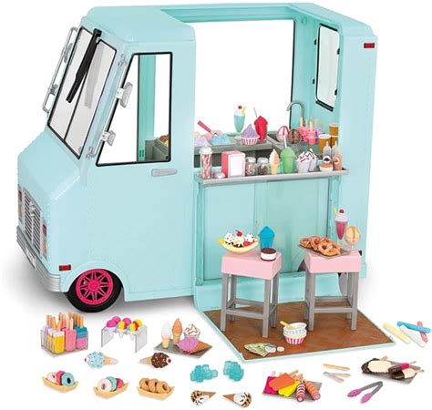 Our Generation Dolls Sweet Stop Ice Cream Truck For Dolls 18 Inch Amazon Ca Everything Else