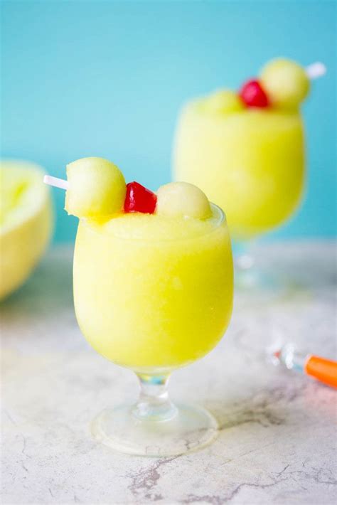 Spiked Melon Ball Slushies A Frozen Twist On The Classic