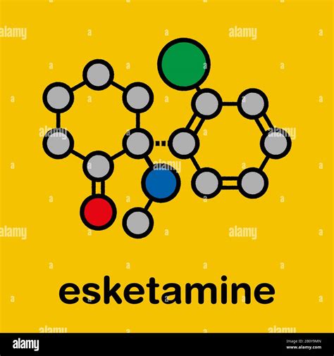 antidepresivo de esketamina y medicamento anestésico ilustración fotografía de stock alamy