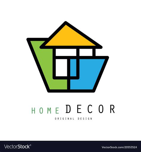 Home Interior Design Logo Vector