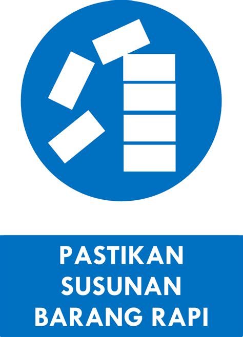 Safety Sign Susunan Barang Safety Mart Indonesia