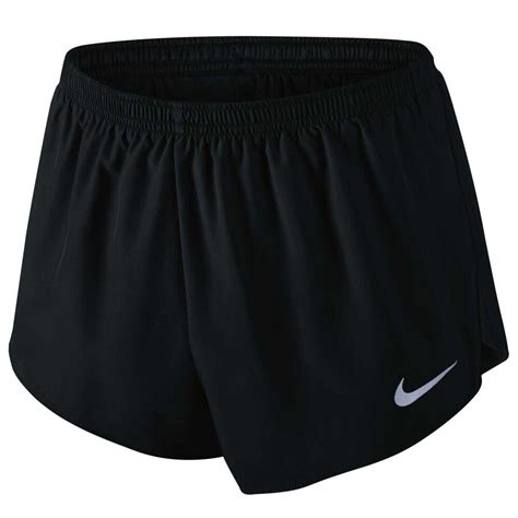Nike Mens Dry 2in Challenger Running Shorts Black Silver