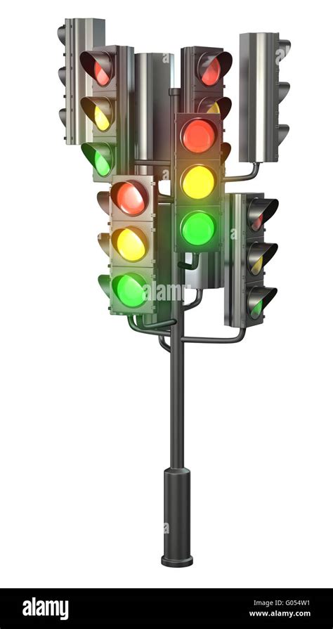Urban Set Of Traffic Lights Hi Res Stock Photography And Images Alamy