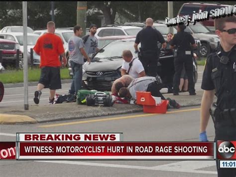 Road Rage Shooting Injures Tampa Motorcyclist