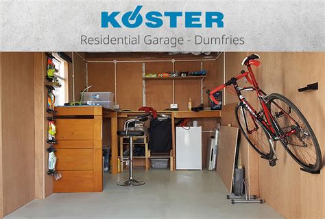 Koster Floor Coatings To A Domestic Garage Koster Aquatecnic Ltd