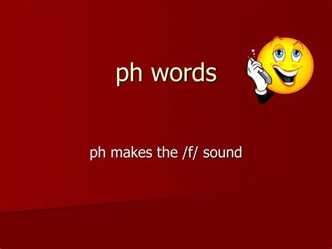 Ppt Ph Words Powerpoint Presentation Free Download Id4097040