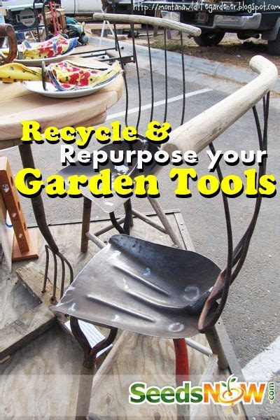 Recycle And Repurpose Old Garden Tools Into Cool Patio Furniture Old