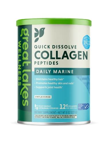 Great Lakes Daily Marine Collagen Peptides Unflavored Oz Vitacost