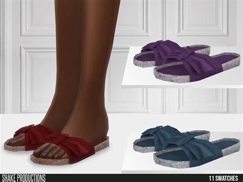 Shakeproductions 698 Slippers In 2021 Sims 4 Mods Clothes Sims 4