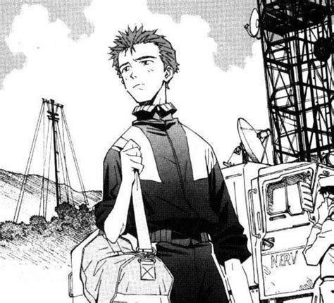 Going Insane Neon Genesis Evangelion Male Sketch Manga Fictional