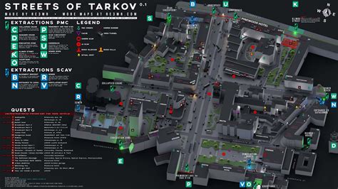 Tarkov Streets Map