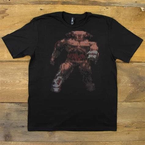 Demon Daemon Doom Cyberdemon Homage Ascii Art T Shirt Epic Pants