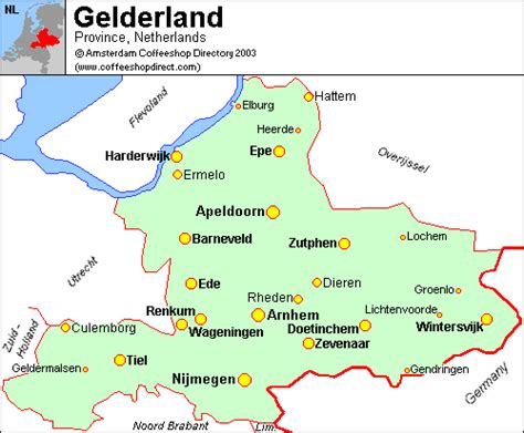maps of netherlands holland cities tourist gelderland province map pictures coffeeshop elburg
