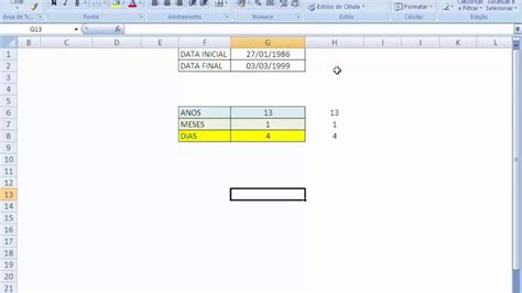 Formula Calculo Meses Excel Printable Templates Free