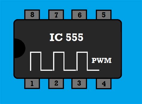 Skema Dan Prinsip Kerja Rangkaian Pwm Menggunakan Ic 555 Teknisi