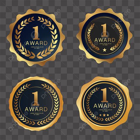 Premium Luxury Badge Vector Art Png Set Of Luxury Premium Gold Award