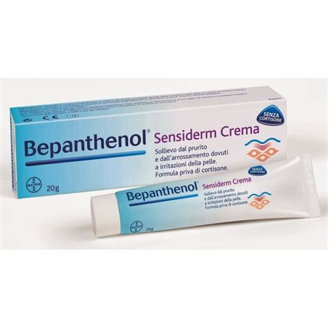 Bepanthenol Sensiderm Crema 20 Gr Farmasanitaria Dolce Infanzia Aversa