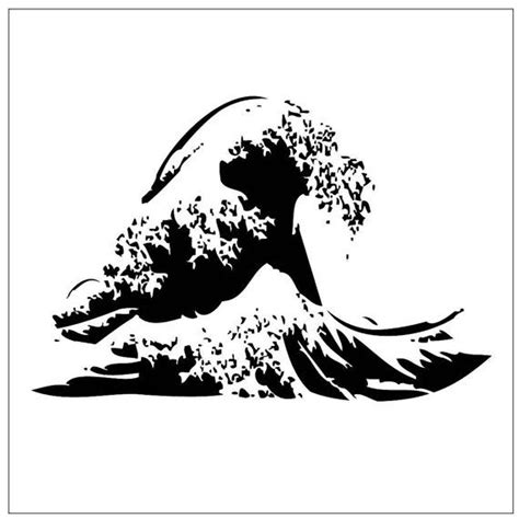 The Famous Wave Stencil Perfect For Pillows Or Quilt Focal Pieces