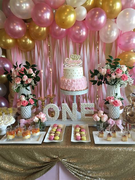 Pink And Gold Party Pink And Gold Birthday Party Birthday Party