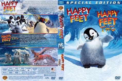 Happy Feet Double Feature Movie Dvd Custom Covers Happy Feet Double