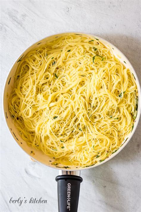 This angel hair pasta is made with cherry tomatoes, garlic, and olive oil. Angel Hair Pasta Recipe | Berly's Kitchen