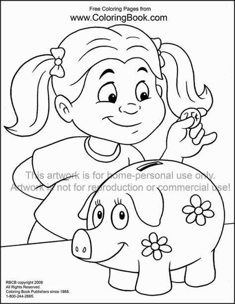 Free printable piggy roblox coloring page. Bank Coloring Pages