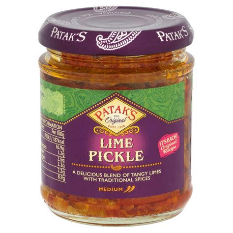 Pataks Lime Pickle 170g Pickles And Chutneys Iceland Foods