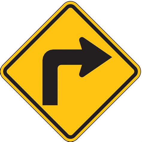 Lyle Right Turn Traffic Sign Mutcd Code W1 1r 24 In X 24 In 3pmp7