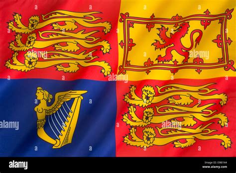 The Royal Standard Of The United Kingdom Stock Photo Alamy