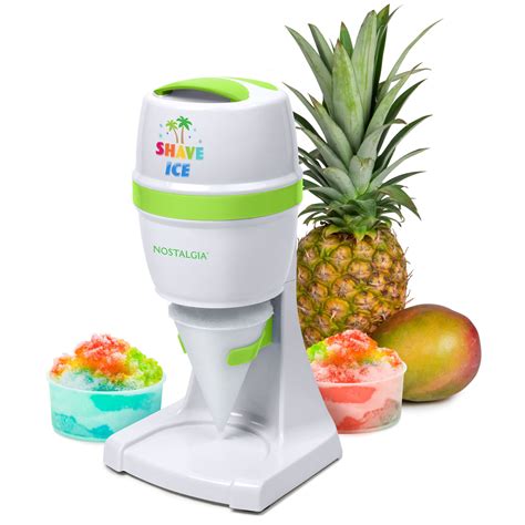 Electric Shave Ice And Snow Cone Maker Nostalgia Products