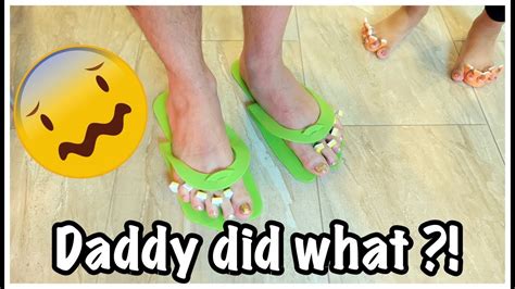 Daddy And Daughter Get Pedicure For 1st Time Super Cute And Hilarious