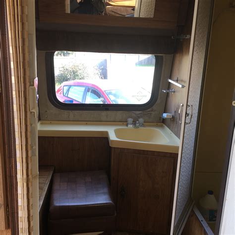 1977 Winnebago Bathroom At The Back Shower To The Right And Closet To