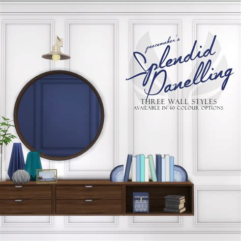 Splendid Panelling Three New Painted Wall Styles Sims Wall