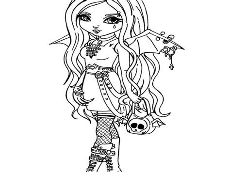 Gothic Fairy Coloring Pages Printable At