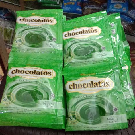 Jual Chocolatos Greenteaminuman Sachet Greentea 24gr Shopee Indonesia
