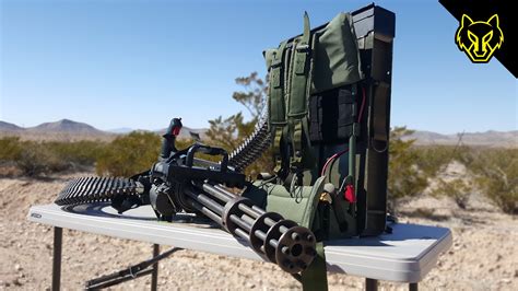 Video Will A Handheld Minigun Shoot Through Body Armor Tactical Sht