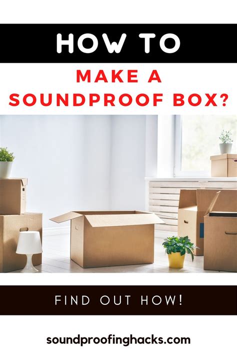 Making a soundproof box to all frequencies of audible sound is actually impossible, especially at low frequencies and using everyday materials and construction processes. How to make a soundproof box | Soundproof box, Sound proofing, Soundproofing diy