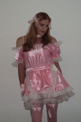 44 Pink Sissy Maid With Bows And Ribbons Sissy Maid In He Flickr
