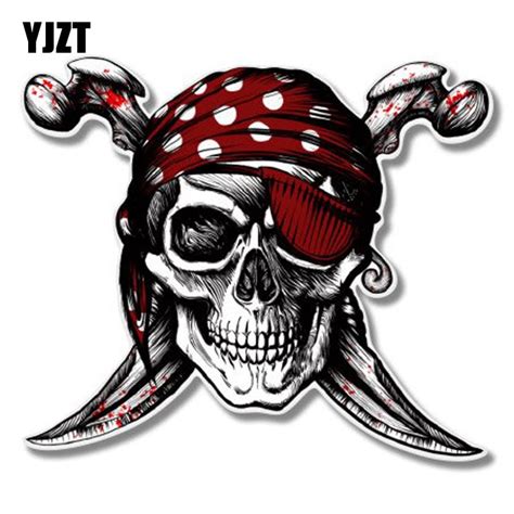 skull and crossbones pirate vinyl wall art decal sticker graphic free shipping free returns