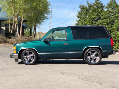 1998 Chevrolet Tahoe Slammed Rare 2 Door Truck Rust Free From