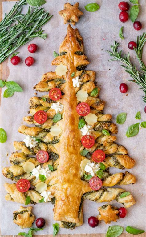 Puff Pastry Christmas Tree Christmas Tree Appetizer Everyday Delicious