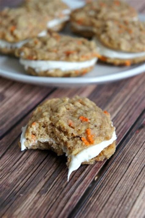 Beat at low speed, scraping bowl often, until well mixed. Recipe for Carrot Cake Sandwich Cookies with Cream Cheese ...